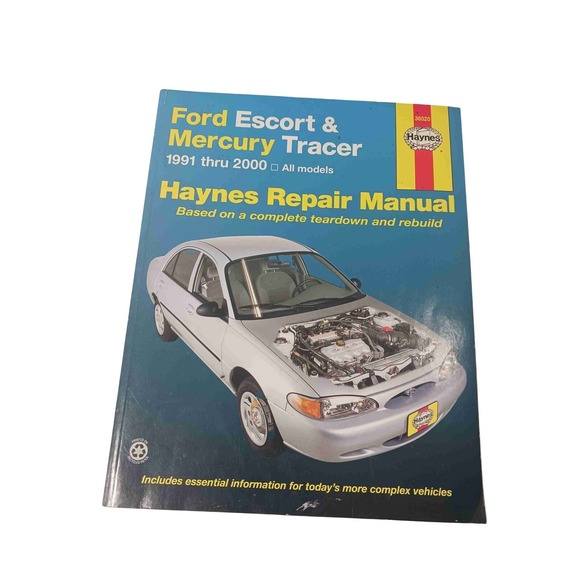 Haynes Ford Escort Mercury Tracer 1991-2000 Repair Manual Book All Models 36020‎ - Picture 1 of 7